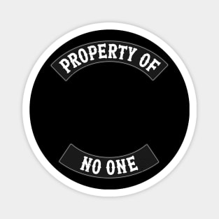 Property of No One Magnet